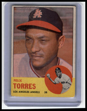 1963 Topps #482 Felix Torres