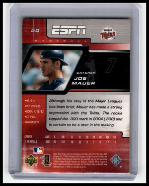 2005 Upper Deck ESPN #50 Joe Mauer