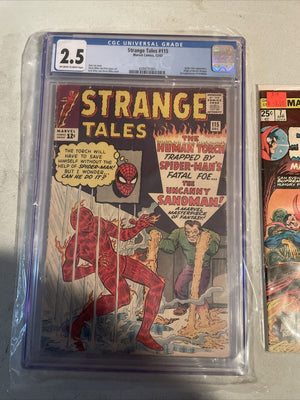 Strange Tales #115 & Doctor Strange Lot CGC 2.5, Origin Dr. Strange